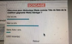 ​Législatives 2017 : Sondage sur les têtes de liste, Abdoulaye Wade perd la cote