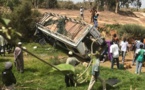 (Urgent) Autoroute à péage de Mbao: Un car « Ndiaga Ndiaye » s’est renversé et fait plusieurs blessés
