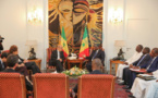 Photos: Le Président Macky Sall a reçu en audience Jean Yves Le Drian ce vendredi