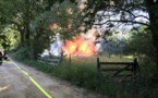Un chalet a pris feu à Esch-​​sur-​​Alzette