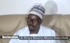 Vidéo-Déclaration : Serigne Bassirou Mbacke Abdou Khadre sur les émeutes du marché Ocass et les affiches de propagande des politiciens à Touba