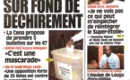 LA UNE DE L'OBSERVATEUR DE CE WEEK-END