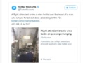 Seattle: il devient fou à bord d'un avion, une hôtesse de l'air lui casse une bouteille de vin sur la tête