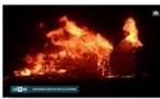 Vidéo: Incendies géants en Californie