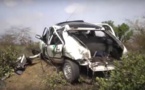Vidéo : Grave accident entre un bus et un véhicule particulier à Allou Kagne. Regardez
