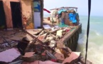 Furie marine à Santhiaba : des maisons détruites, une population déboussolée, des appels à l’aide… Regardez