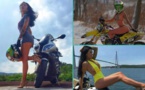 La motarde la plus sexy d'Instagram, se tue sur son engin préféré