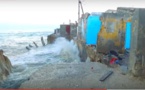 Saint-Louis: les terrifiantes images de la furie des vagues à Santhiaba (vidéo)