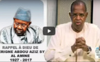 Témoignage de Sidy Lamine Niasse sur Serigne Abdou Aziz SY Al Amine