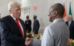 Alassane Ouattara, Macky Sall et Alpha Condé à la table de Donald Trump