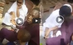 Le bisou entre Thione Seck et Diaga devant Wally Seck. Regardez!!