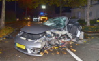 LUXEMBOURG: Un mort et un blessé après une sortie de route (Photos)