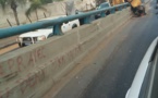Arrêt sur image- Un camion fou s'encastre sur le pont Malick Sy