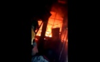 Incendie au marché Nguélaw