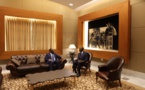 Le président de la République Macky Sall dans le nouveau salon d’honneur de l’AIBD, avant son départ pour Tokyo