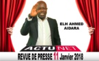 Revue de Presse du Jeudi 11 Janvier 2018 avec Ahmed Aïdara