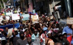 A Port-au-Prince, un millier d'Haïtiens manifestent contre les injures de Trump