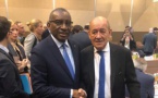 PHOTO- Me Sidiki Kaba  avec Jean-Yves Le Drian au lancement du Partenariat international contre l’impunité d’utilisation d'armes chimiques