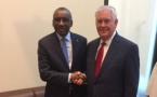 PHOTO - Me Sidiki Kaba avec le Secrétaire d’Etat Américain Rex Tillerson au lancement du Partenariat international contre l’impunité d’utilisation d’armes chimiques.