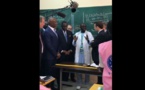 Photos : Macky Sall et Emmanuel Macron au Collège Hann Bel Air