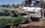  Collision entre un car Ndiaga Ndiaye et un véhicule 7 places : 8 blessés dont 3 dans un état grave 