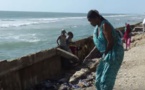 Sénégal : Constatez les dégâts causés par la mer à Saint-Louis