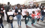Les mômes investissent la rue pour dire non aux rapts d'enfants