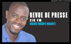 Revue de presse Zik fm du samedi 28 avril 2018 par Mame Mbaye Ndiaye