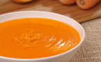 Soupe de carottes à l’orange au gingembre et cumin