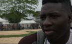 Portrait de Dieylani Pouye, lutteur sénégalais, à la Fête cantonale genevoise de lutte suisse 