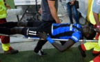 Krepin Diatta victime d’une commotion cérébrale et d’une fracture du poignet après son choc avec Collins Fai