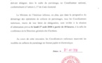 Parrainage : Le Ministre de l'Intérieur invite les personnes désireuses de prendre part à la présidentielle de 2019 à désigner leurs Coordonnateurs nationaux 