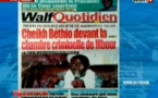 Revue de Presse WalfTv du mercredi 29 août 2018 en images