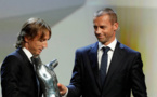 Prix UEFA: Cristianno Ronaldo a bien félicité Modric, même s’il était fâché