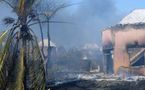 Video-Photos : Les images inédites de l'incendie du Lamantin