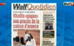 Revue de Presse WalfTv du Mercredi 24 octobre 2018 en images