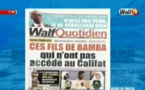 Revue de Presse WalfTv du vendredi 26 octobre 2018 en images