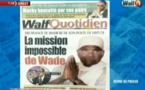 Revue de Presse WalfTv du mardi 06 novembre 2018 en images