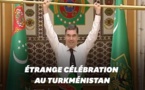 Au Turkménistan, le président fait de l'haltérophilie devant ses ministres !!!