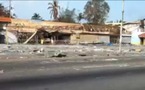 Vidéo amateur d'une grande artère d'Abidjan sud, après les pillages