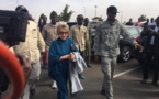 Arrêt sur image: Mme Viviane Wade à l'accueil de son époux à l'AIBD