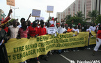 Les jeunes de l'opposition manifestent spontanément à Sandaga contre le projet de Wade