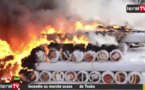 VIDEO - Touba : Regardez les innombrables dégâts causés par le violent incendie du marché Ocass