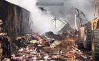 PHOTOS - Les images de l'incendie à l'usine Sunécor de Mbao