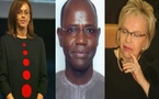 L'axe Syndjély Wade - Aziz Sow - Viviane Wade.