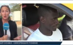 VIDEO-L'élève Saër Kébé quitte la prison à bord d'un taxi