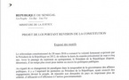 Projet de loi portant révision de la Constitution : Vers "un régime présidentiel caractérisé par un pouvoir exécutif rationalisé"