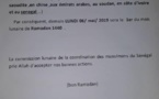 Coordination des musulmans du Sénégal: Début du Ramadan ce lundi (Document)