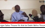 VIDEO - Réaction de Serigne Saliou Thioune fils de Cheikh Béthio Thioune, suite au verdict du procès.