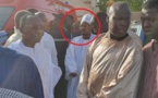Touba- Devant la maison de Serigne Saliou: Serigne Bass Abdou Khadr accueille Cheikh Béthio